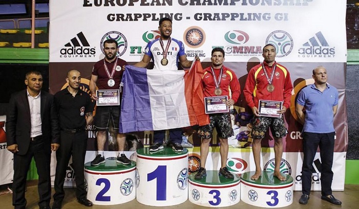 Azerbaijani grappling wrestler wins European silver 